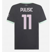 Camisa de Futebol AC Milan Christian Pulisic #11 Equipamento Alternativo 2024-25 Manga Curta